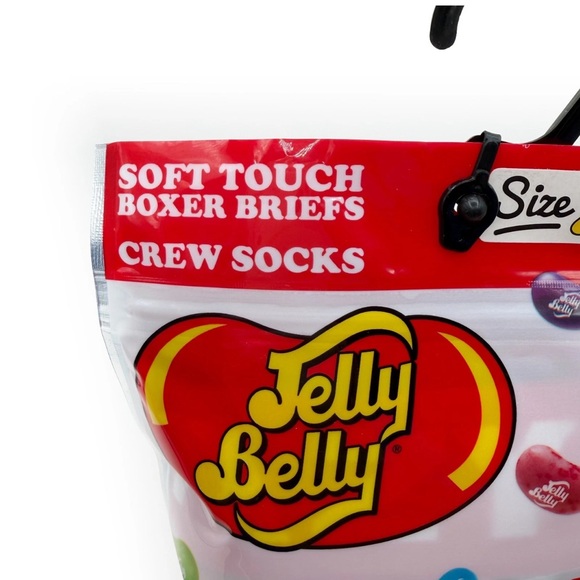 Jelly Belly Jelly beans Crazy Boxer Briefs Mens XL Underwear and Socks Gift Set - Picture 2 of 10